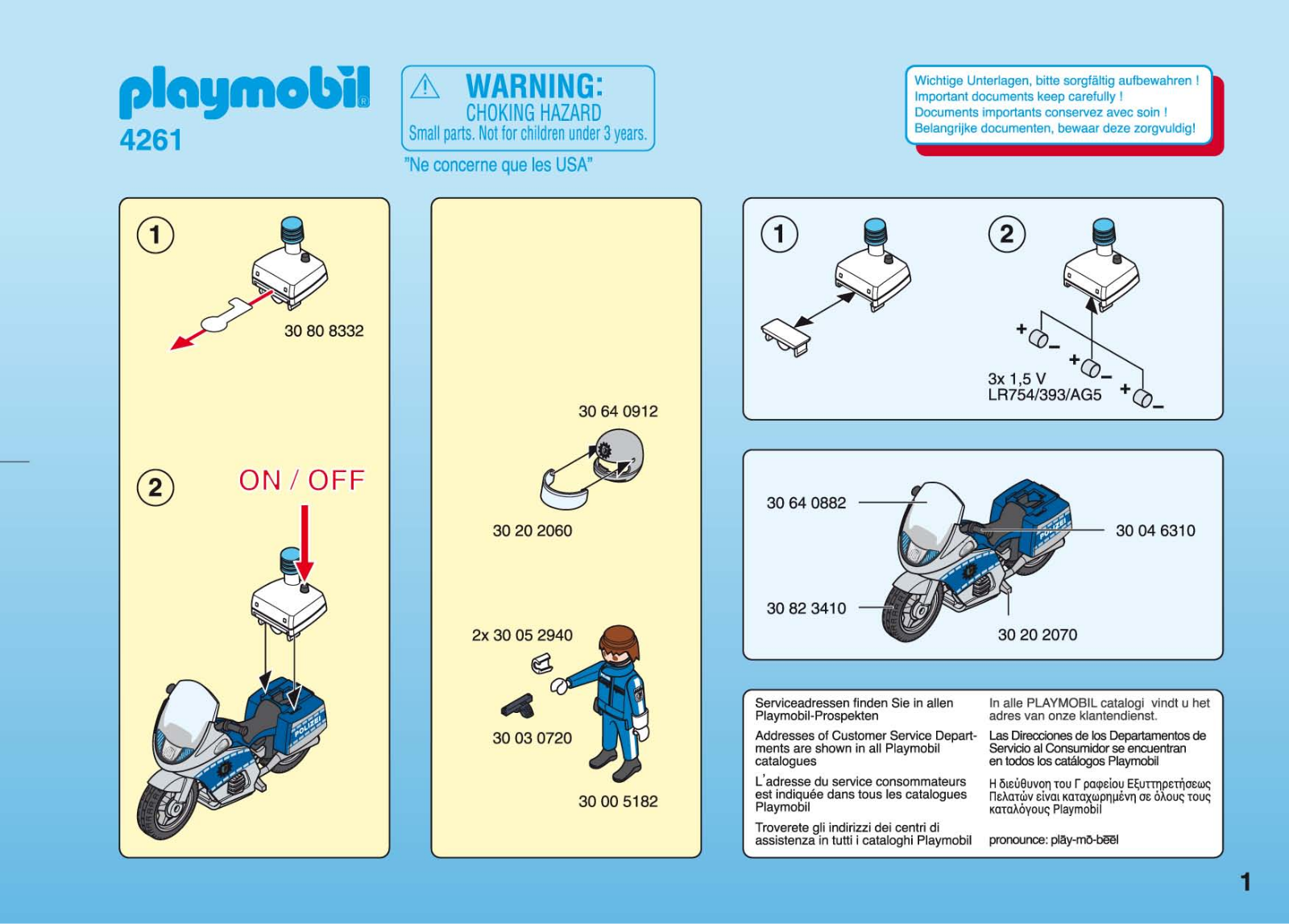 Playmobil 4261 Instructions