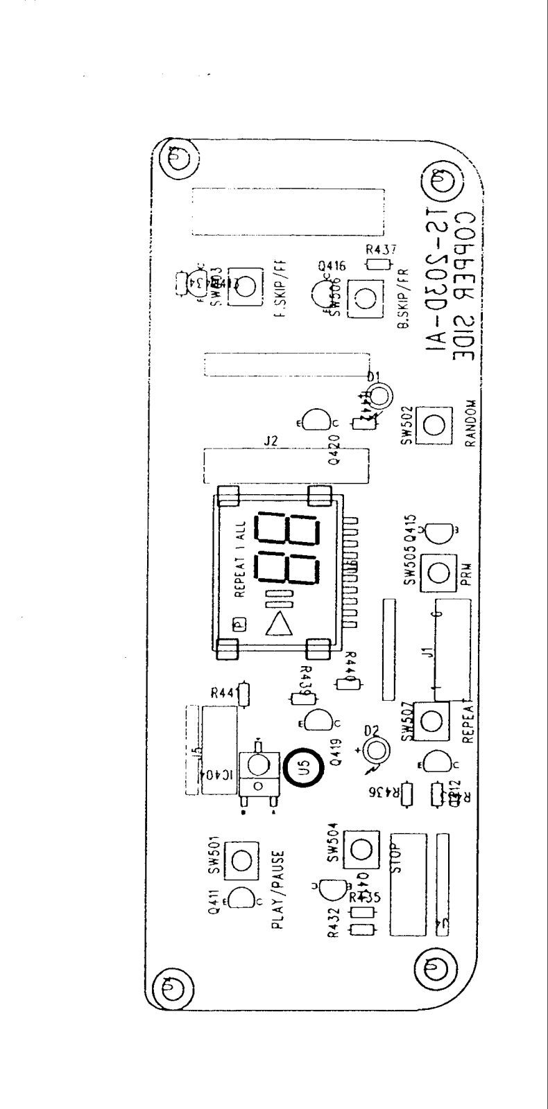 Vitek VT-3482old PCB LAYOUT DIAGRAM 13