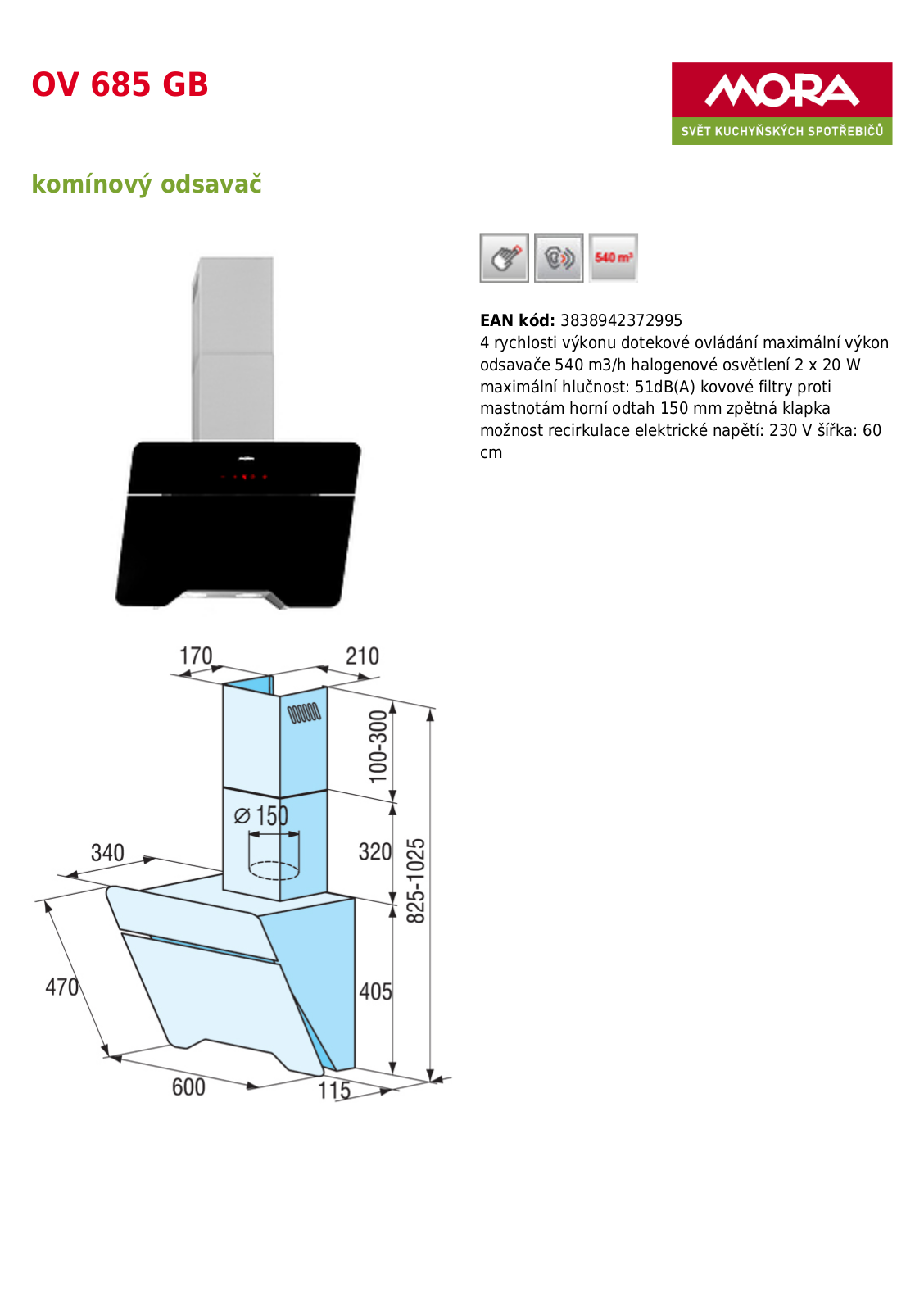 Mora OV 685 GB User Manual