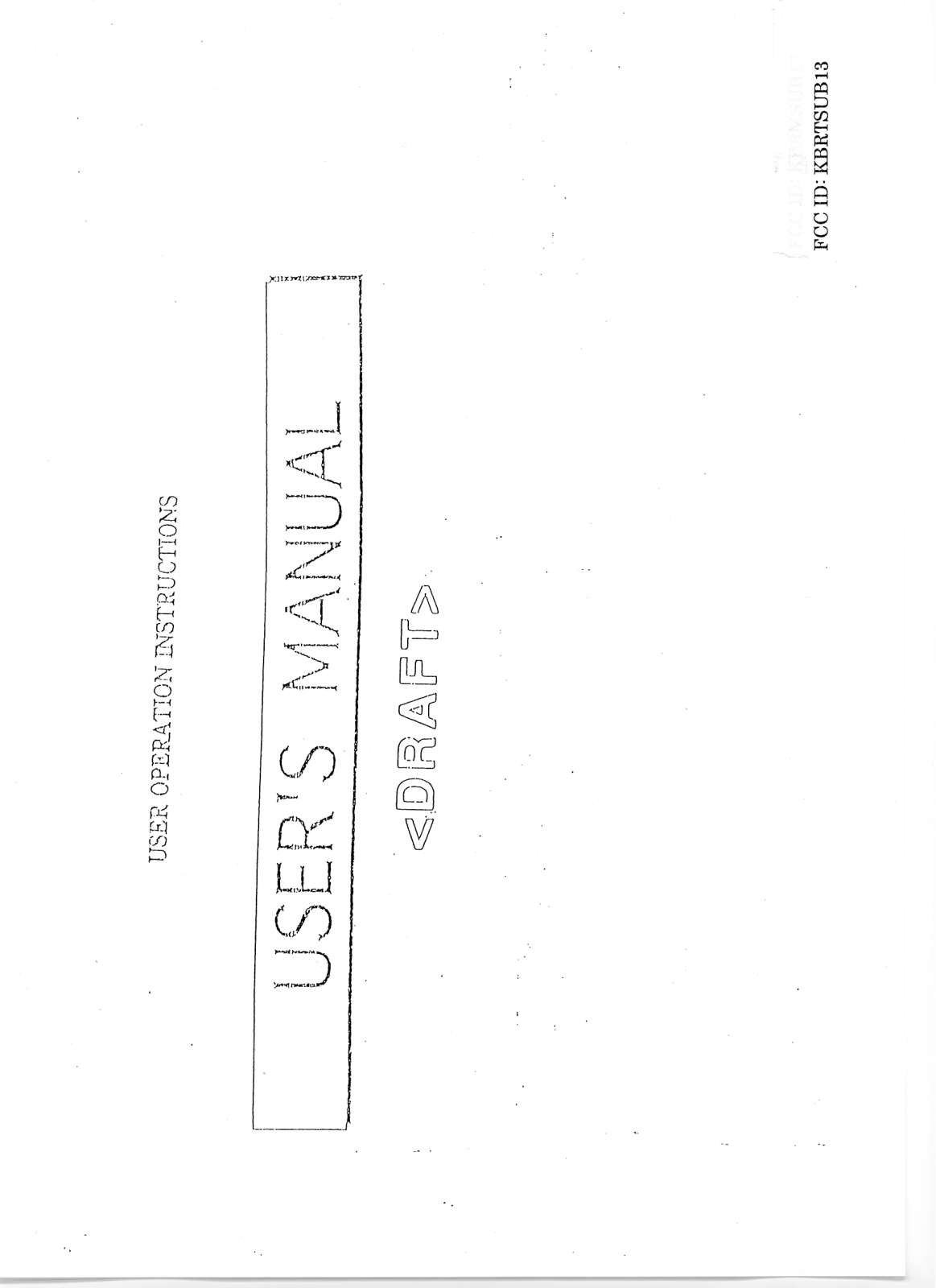 Marelli TSUB13 User Manual - ManualMachine.com