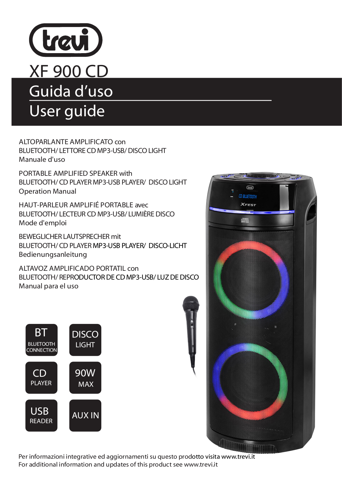 Trevi XF 900 CD User guide - ManualMachine.com