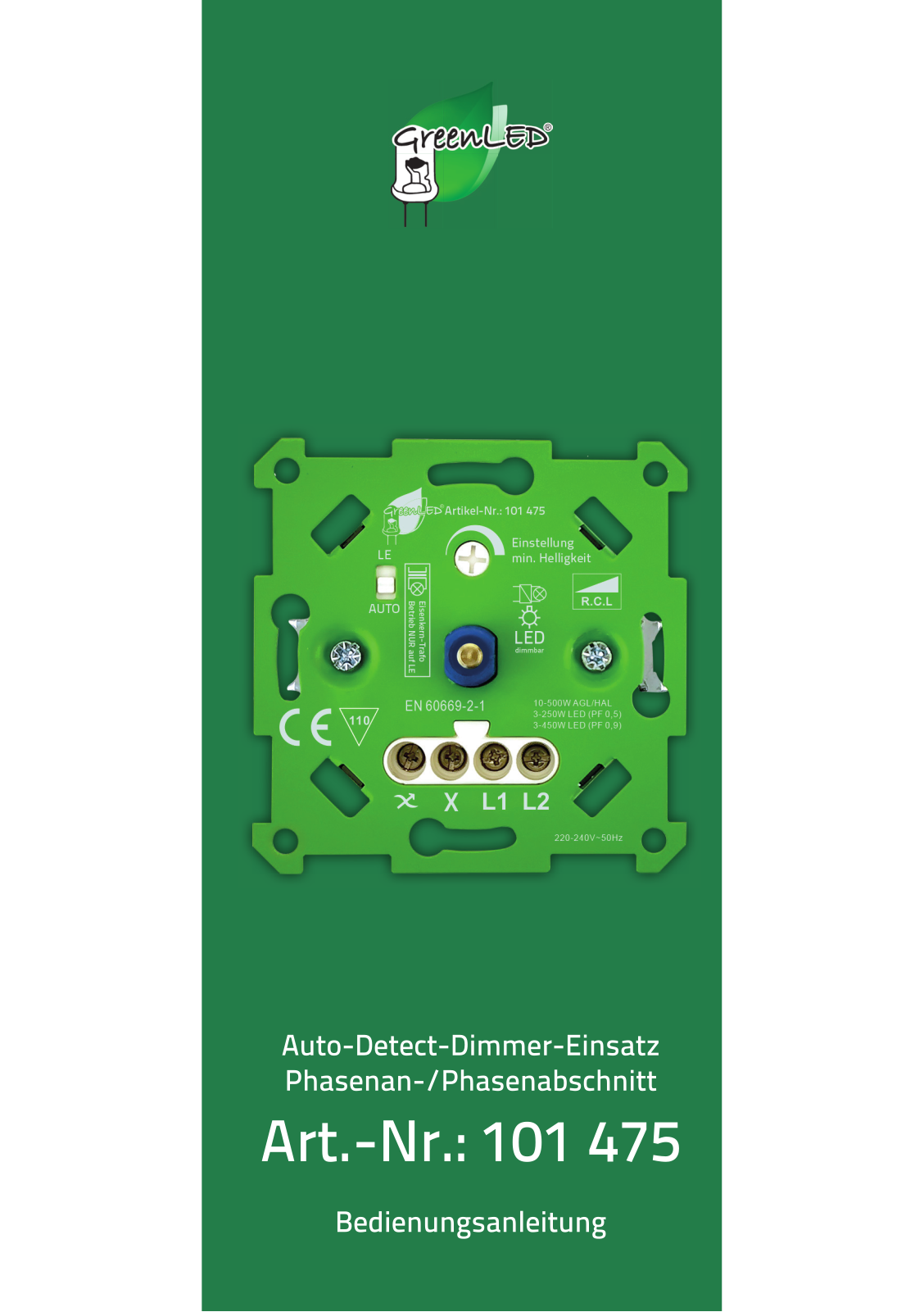 GREENLED GL 190040GRL Instructions - ManualMachine.com