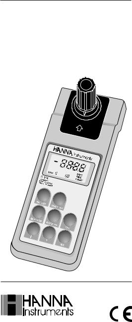 Hanna Instruments C 114 User Manual