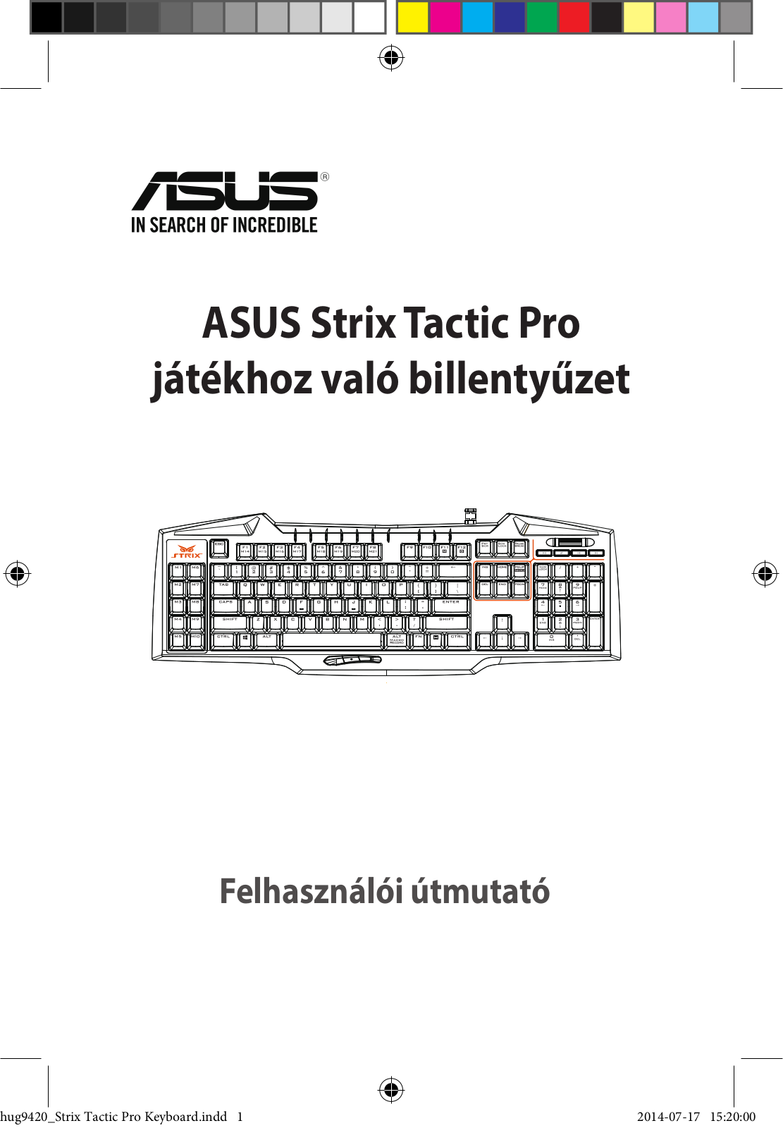 Asus STRIX TACTIC PRO User’s Manual