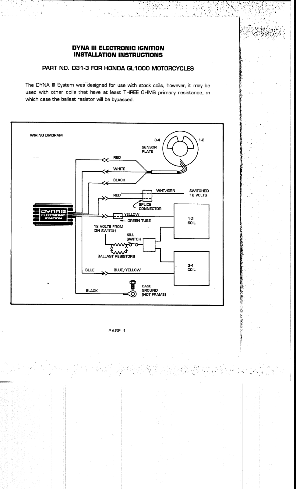 Dynatek D31-3 User Manual