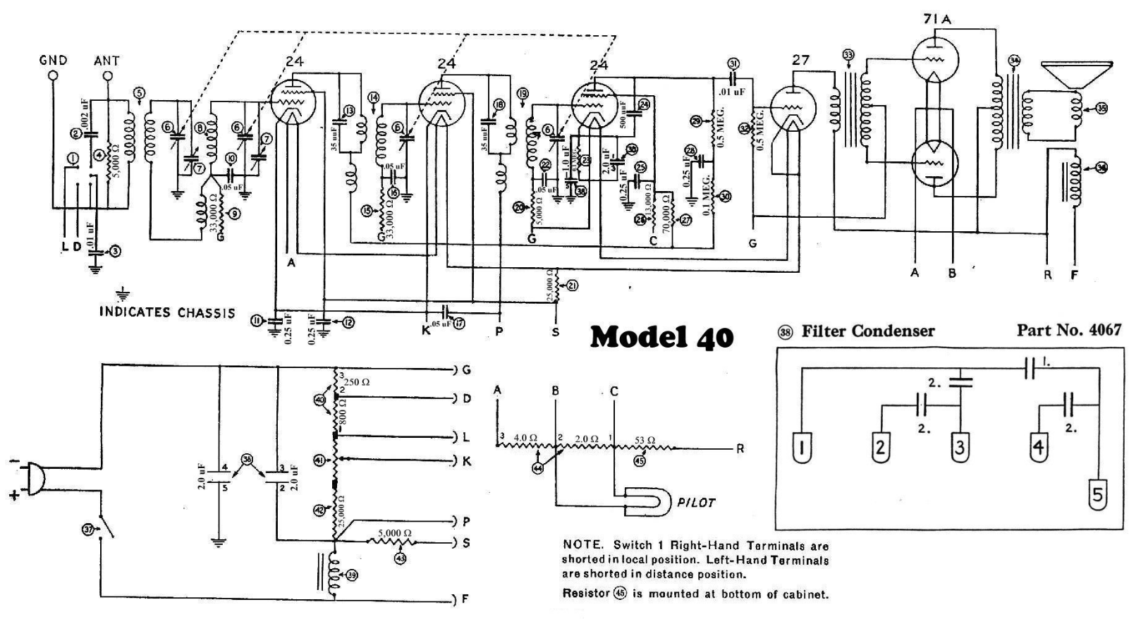 Philco 40 schematic