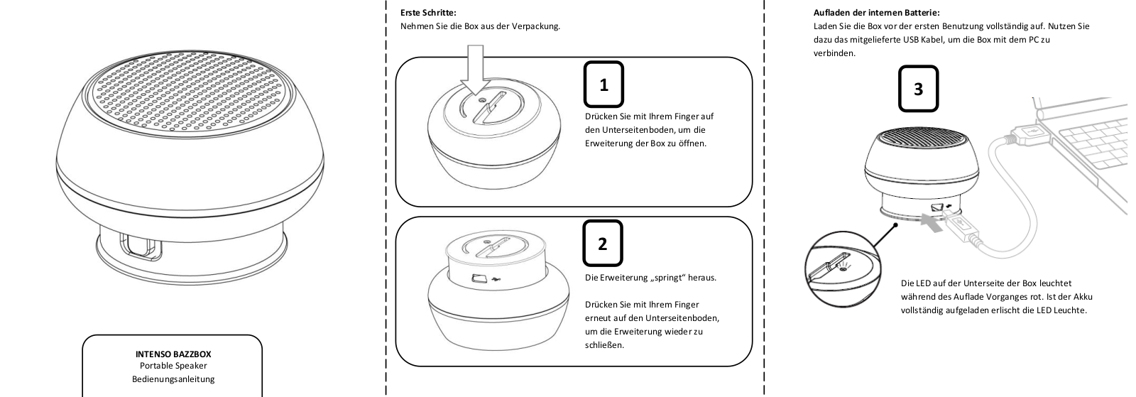 Intenso BAZZBOX Operation Manual