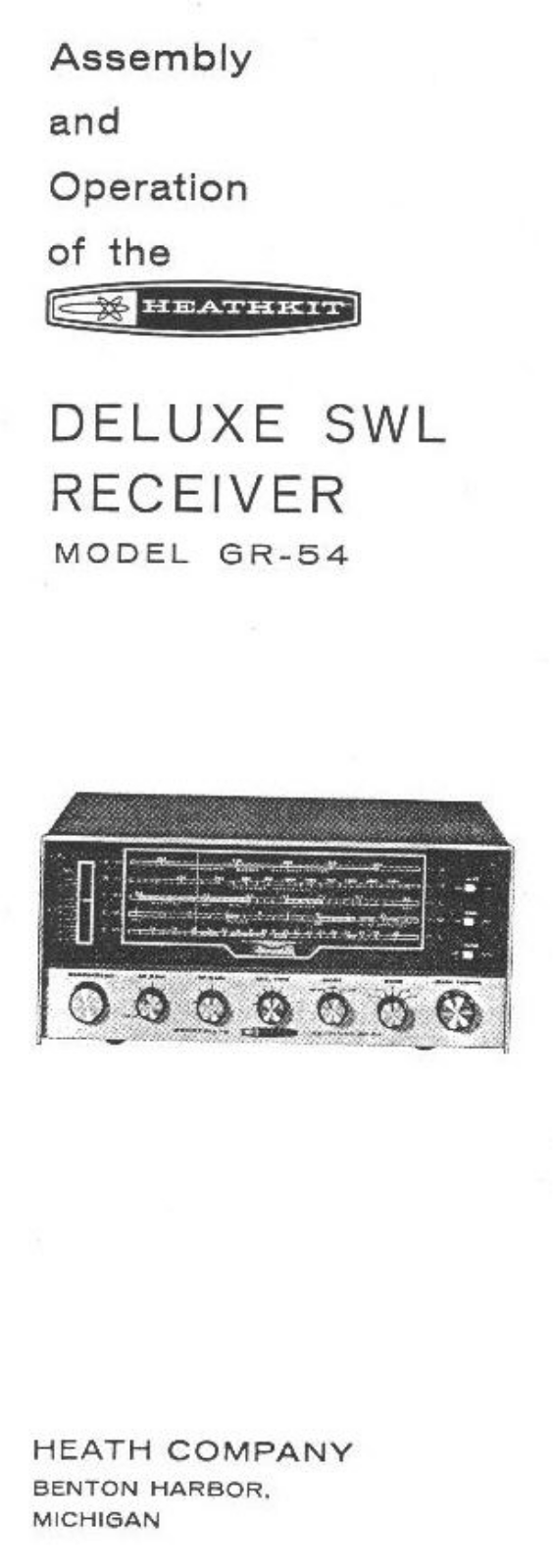 Heathkit GR-54 Schematic