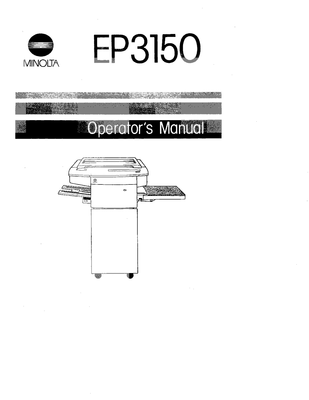 Konica Minolta EP3150 User Manual