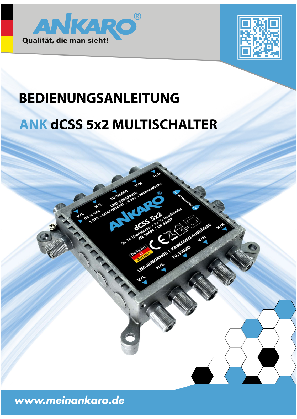 ANKARO ANK DCSS 5X2 Instructions - ManualMachine.com
