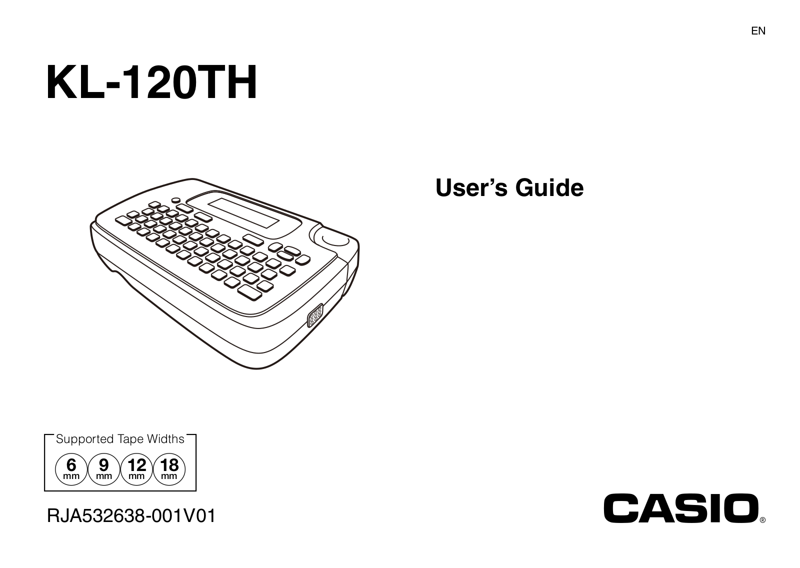 Casio KL-120TH User Manual