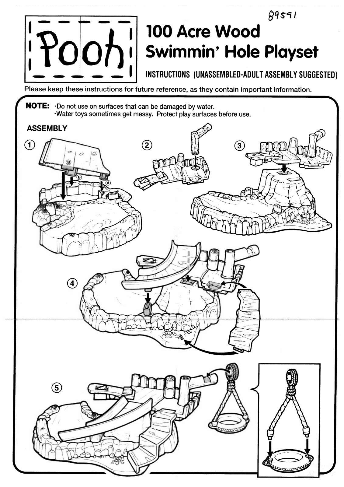 Fisher-Price 89591 Instruction Sheet