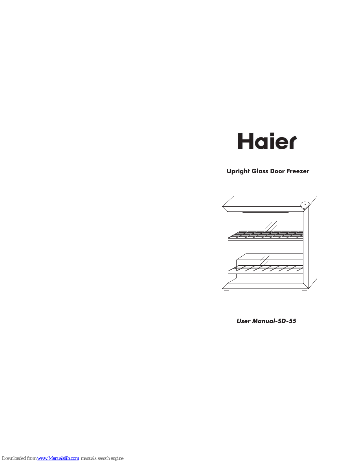 Haier SD-55 User Manual