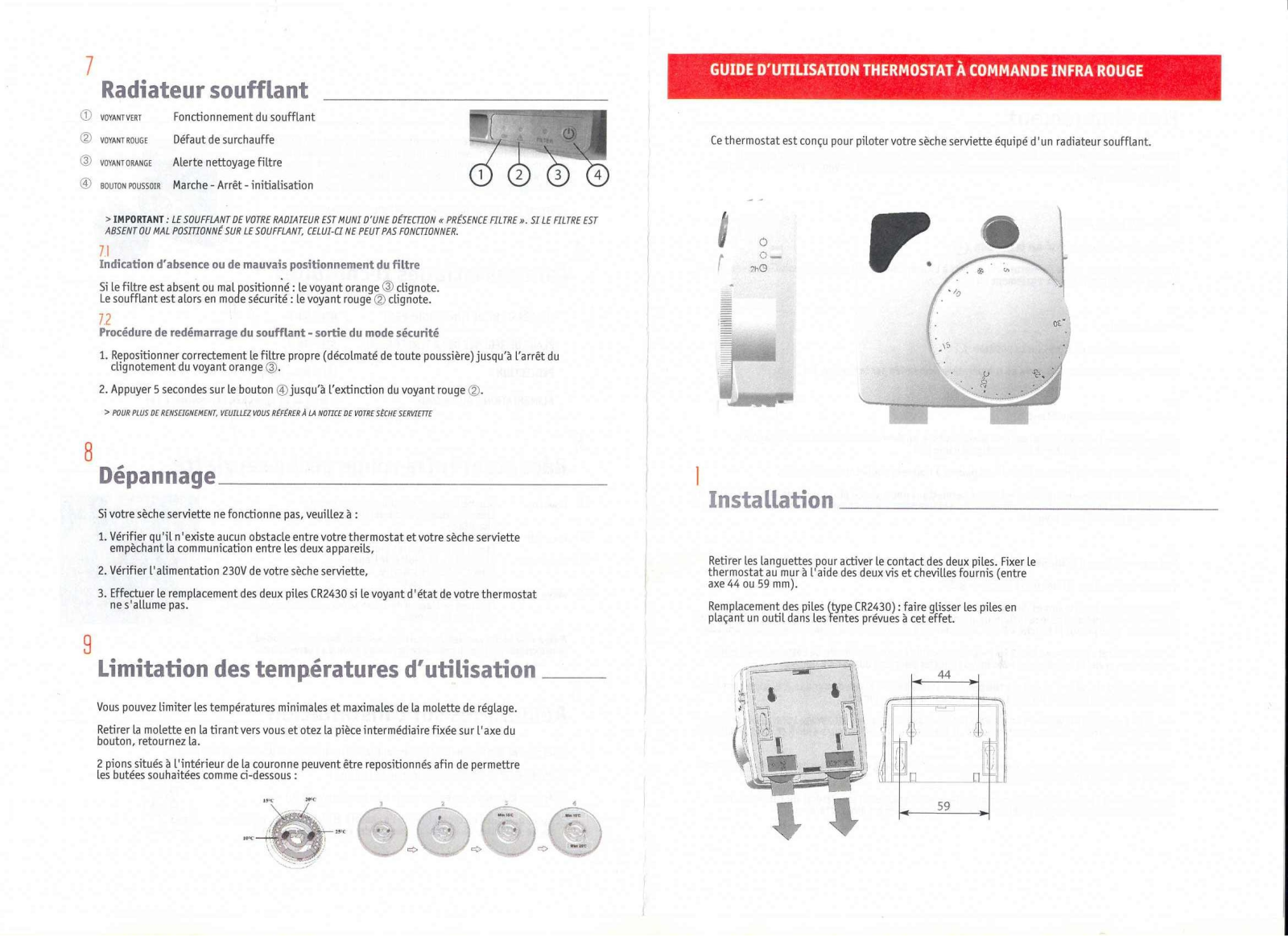 Airelec Bahia Eole User Manual