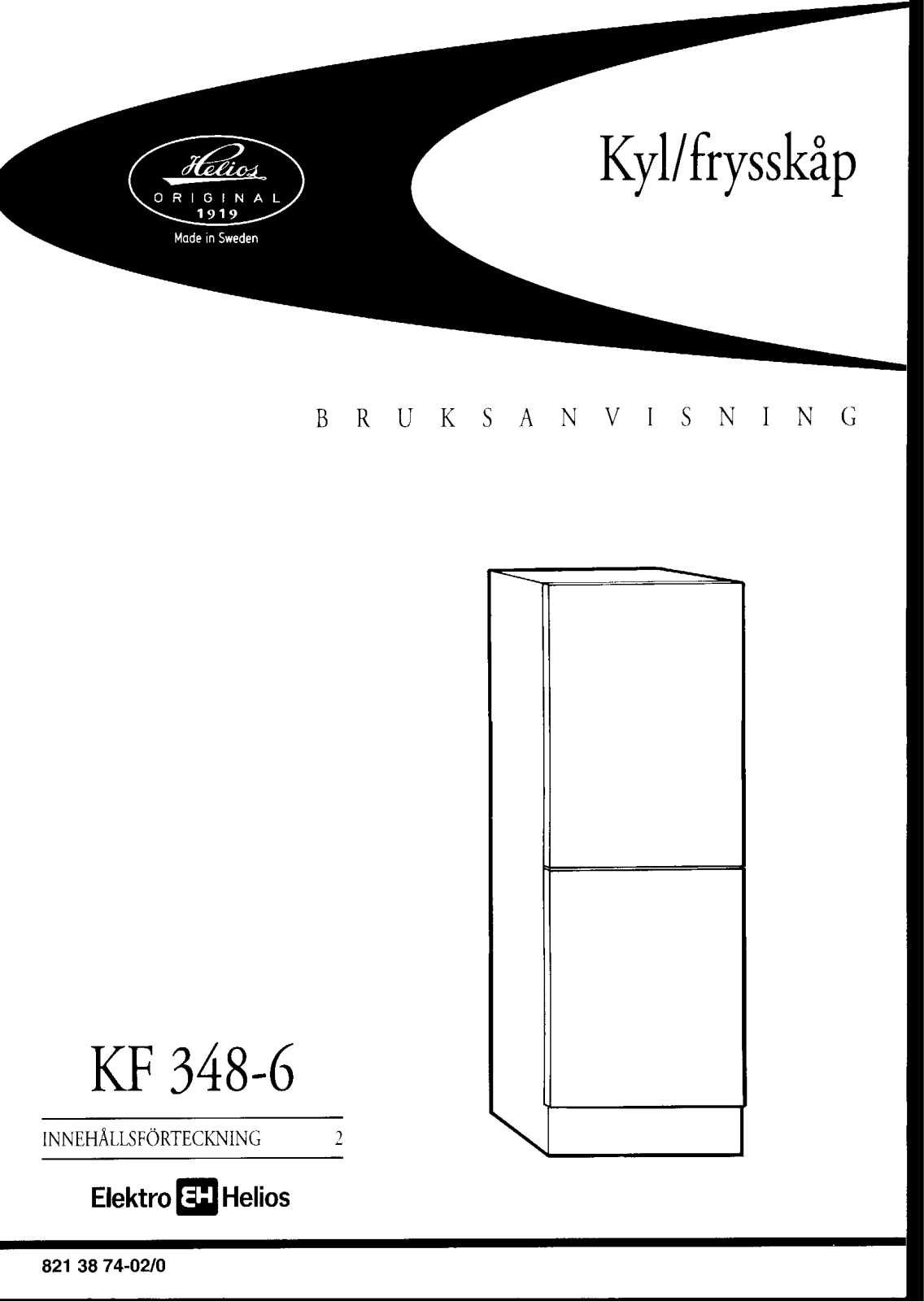 Elektro helios KF348-6 User Manual