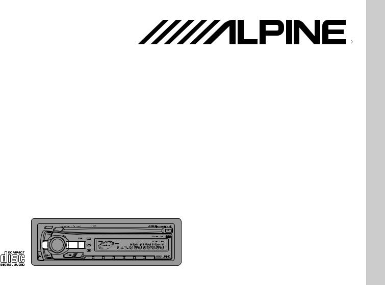 Alpine CDA-7844 User Manual