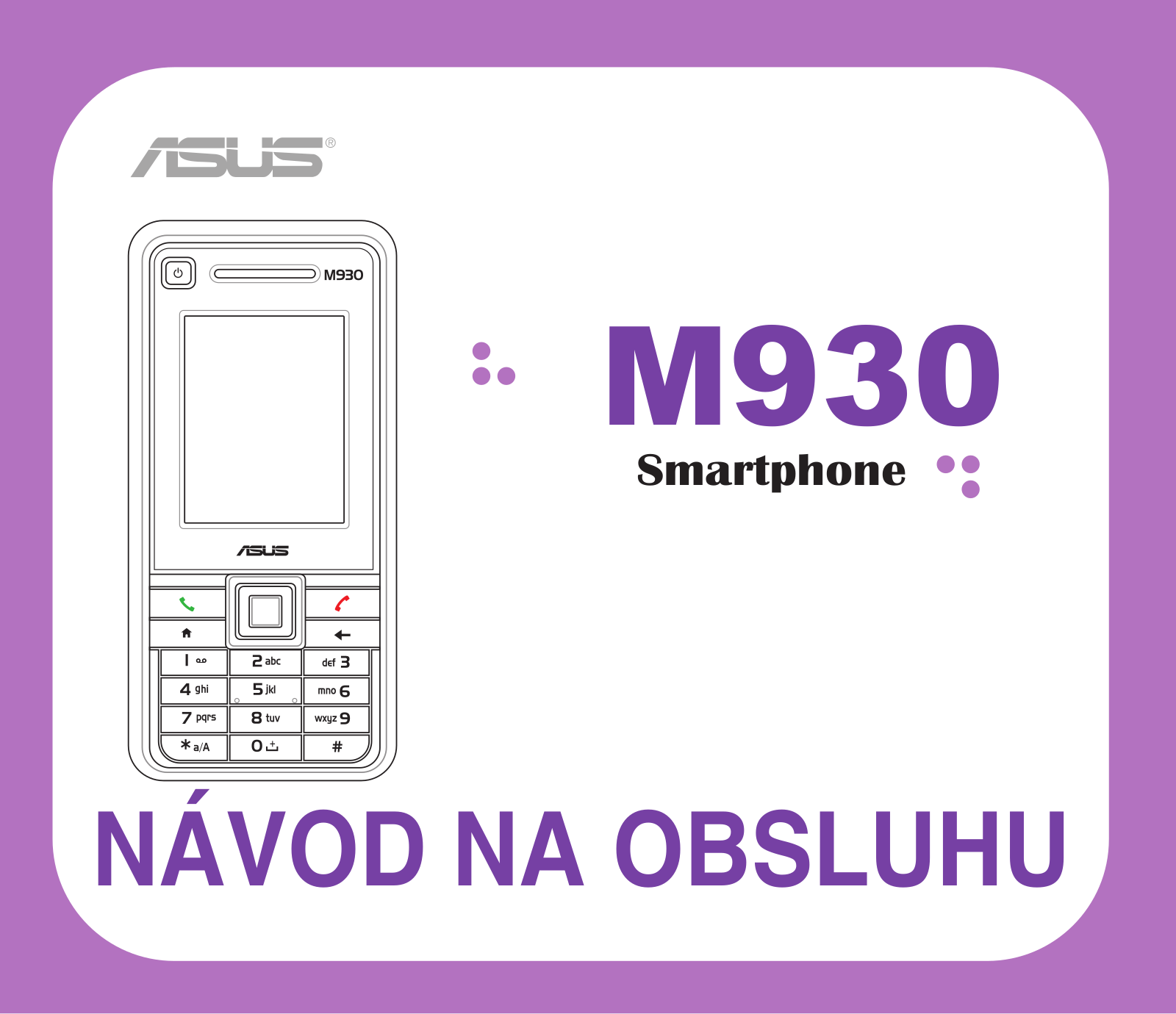 Asus M930 User Manual