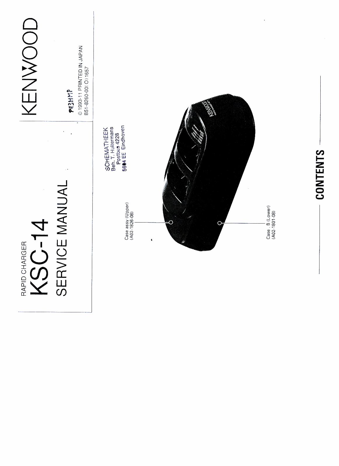 Kenwood KSC-14 Service manual