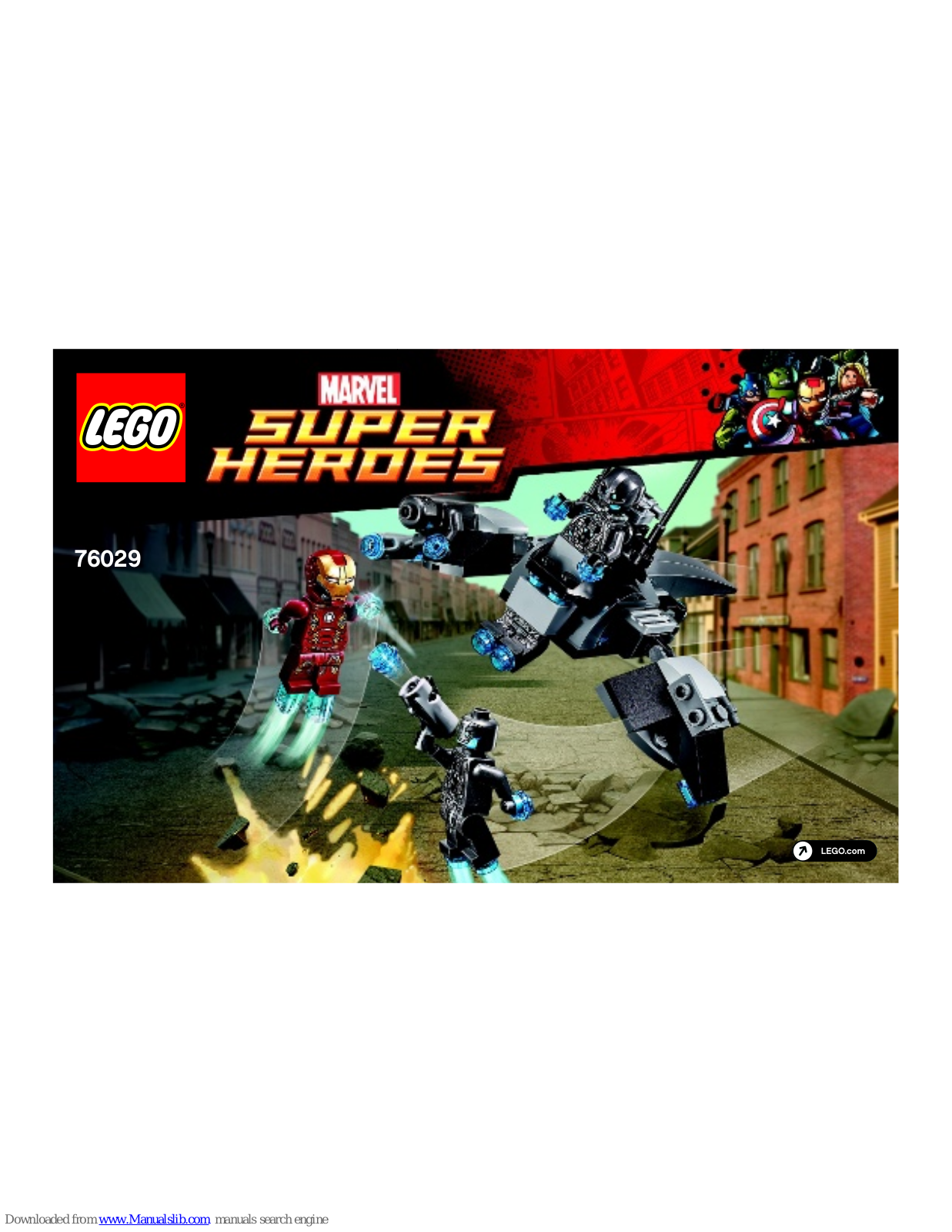 LEGO 76029 Super Heroes, Ninjago 70591, CITY 60177 Assembly Manual