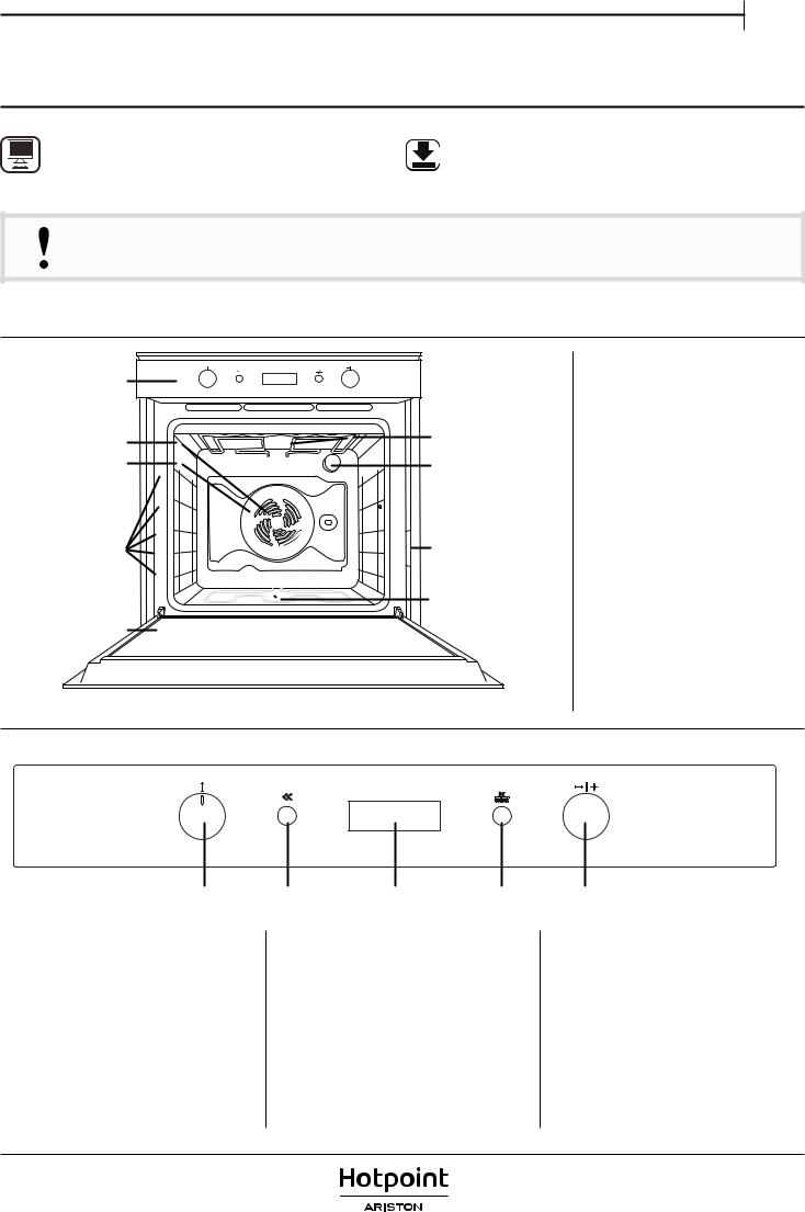 HOTPOINT/ARISTON FI7 864 SC IX HA Daily Reference Guide