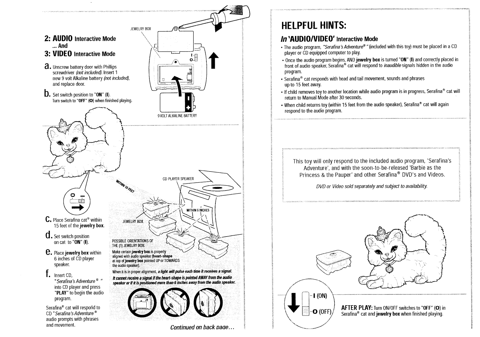 Mattel Toys A Division of Mattel B5881 04A43T, B5881 04A43R User Manual