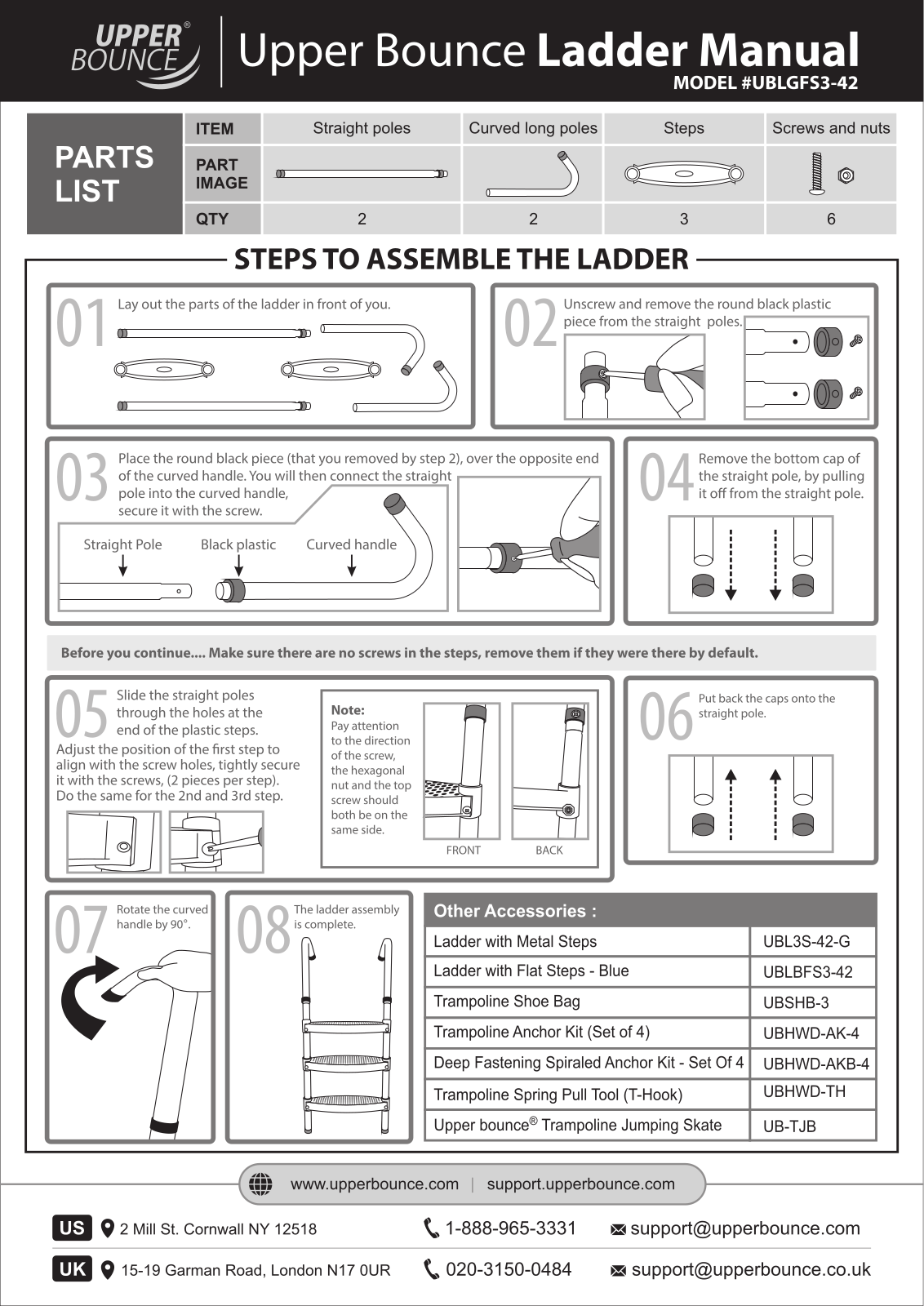 Upper Bounce TNP1035 Installation & Assembly - ManualMachine.com