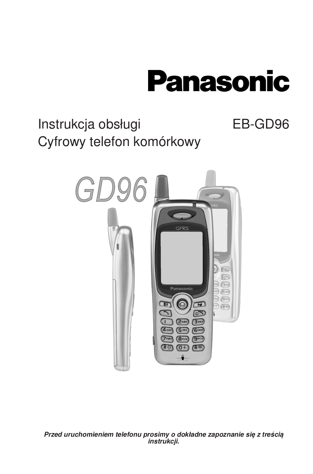 Panasonic GD96 User Manual