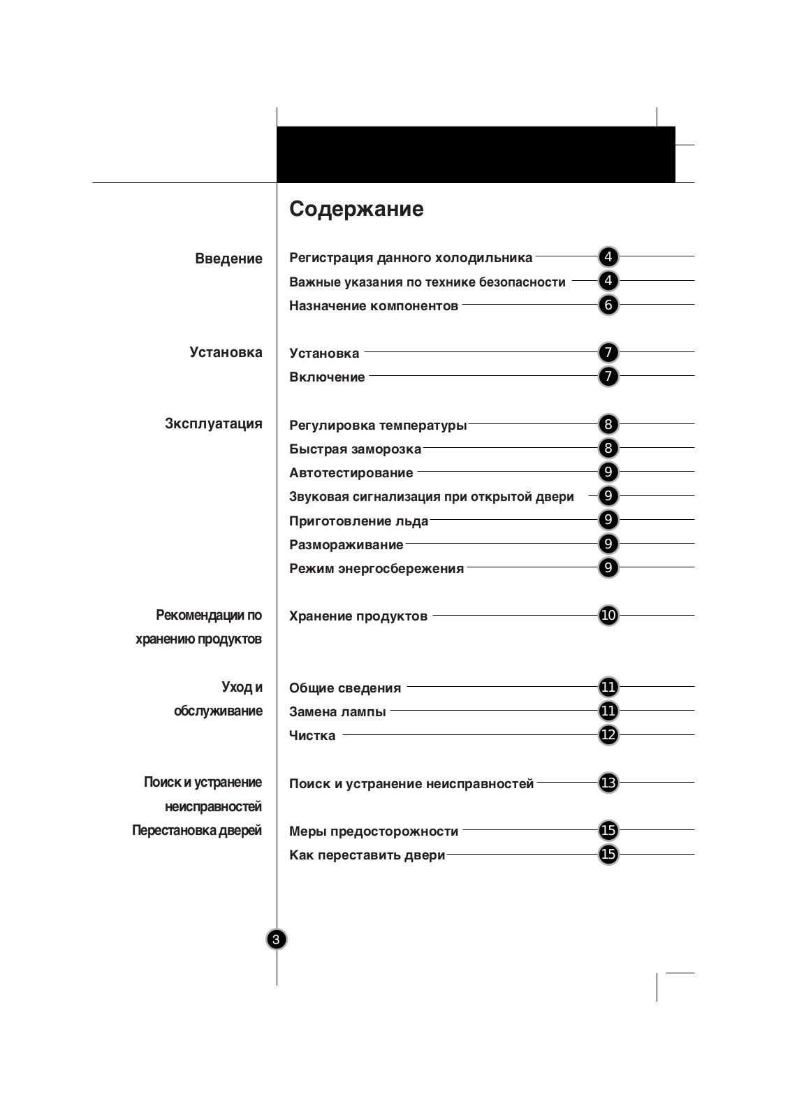 LG GR-389SQF User Manual