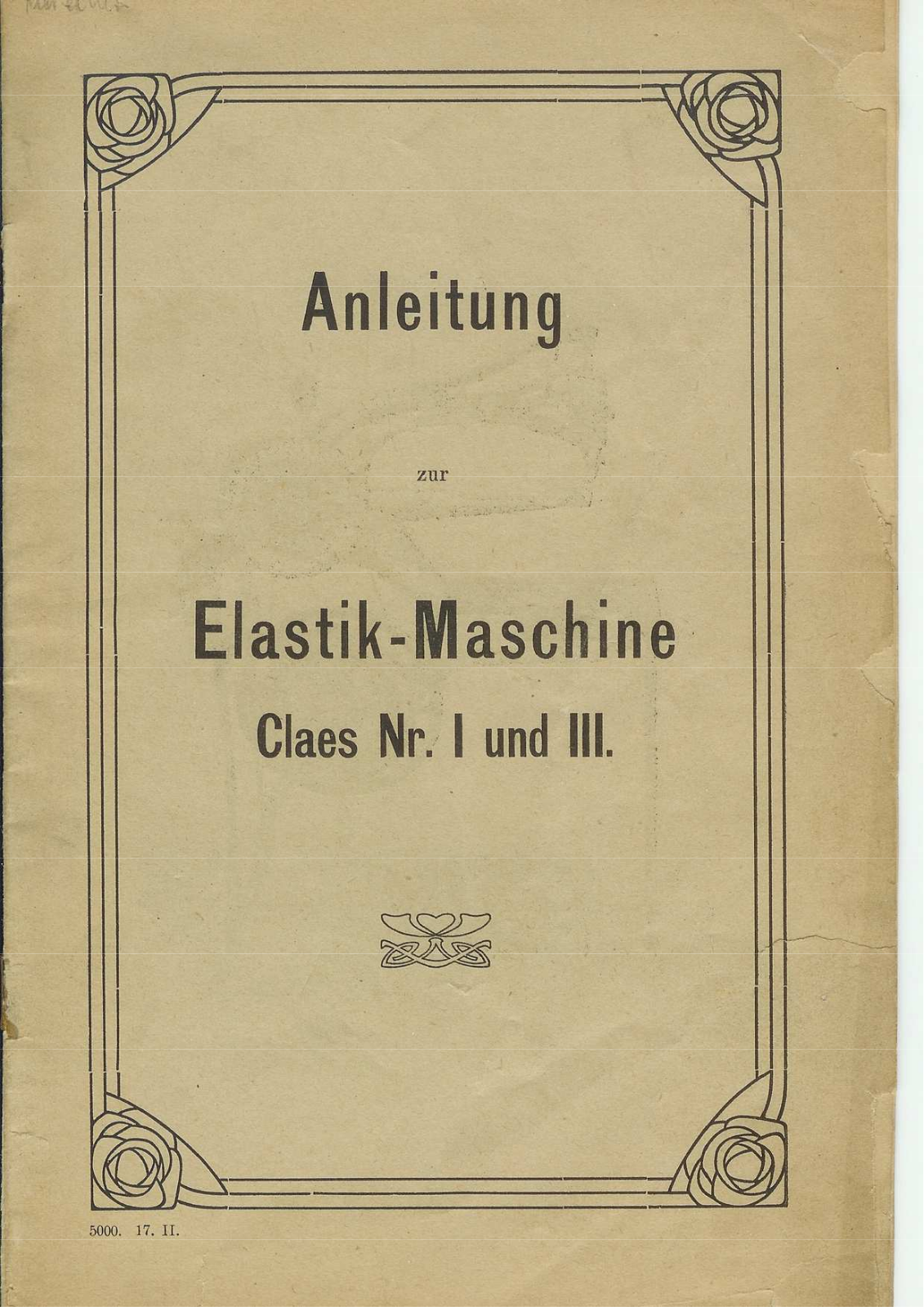 Claes Nr3 User Manual - ManualMachine.com