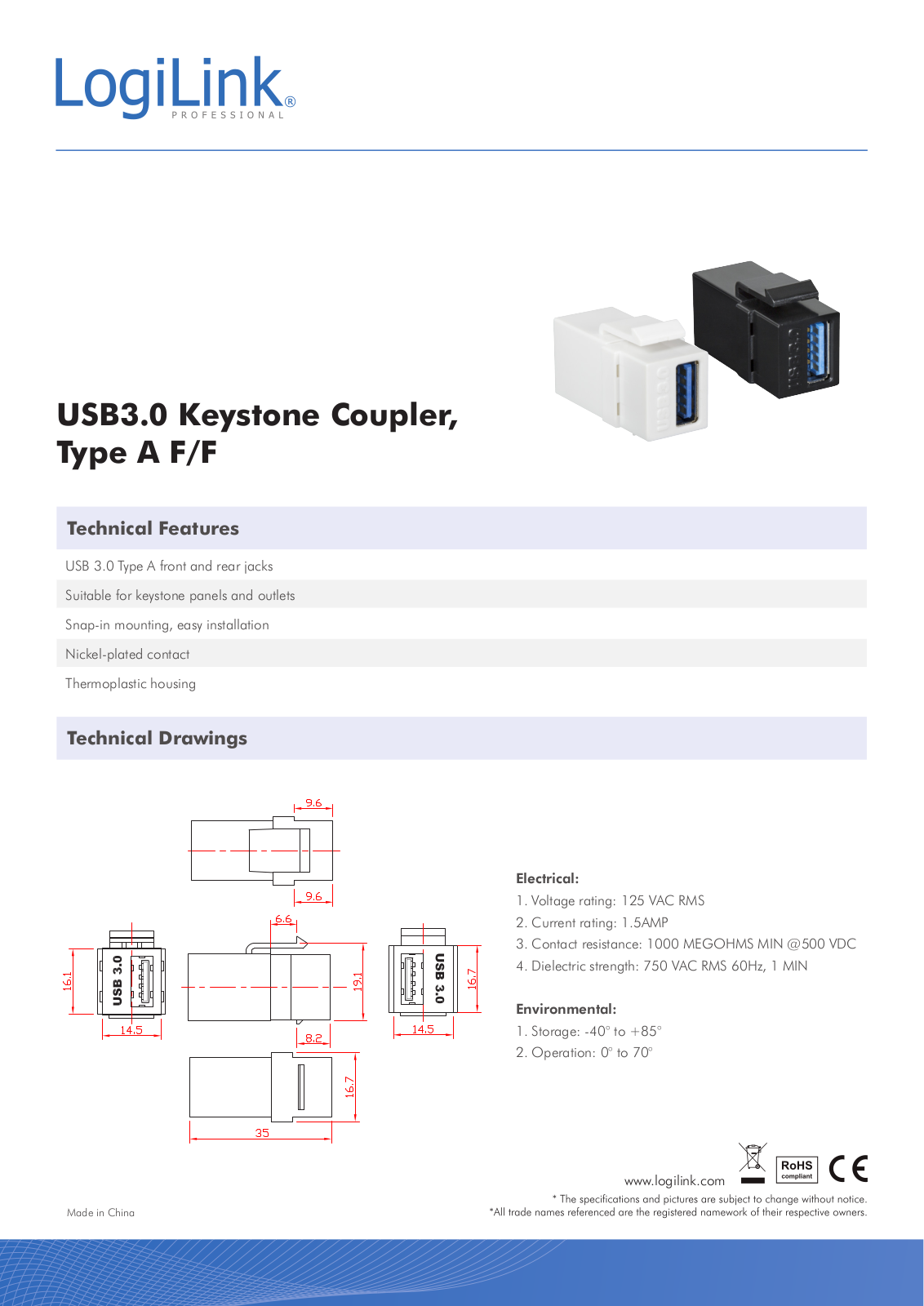 LogiLink NK0015B User Manual