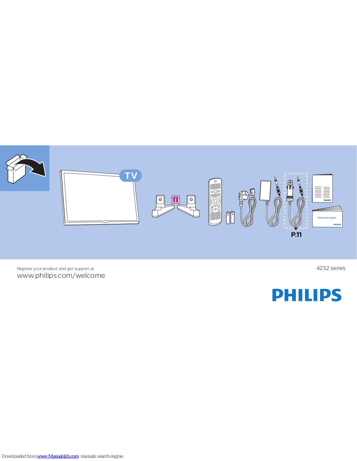 Philips 4232 series Quick Setup Manual