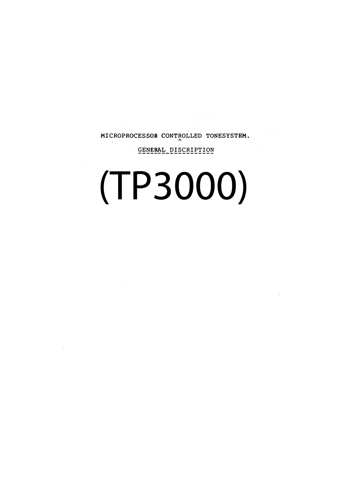 TP Radio tp3000 schematic - ManualMachine.com