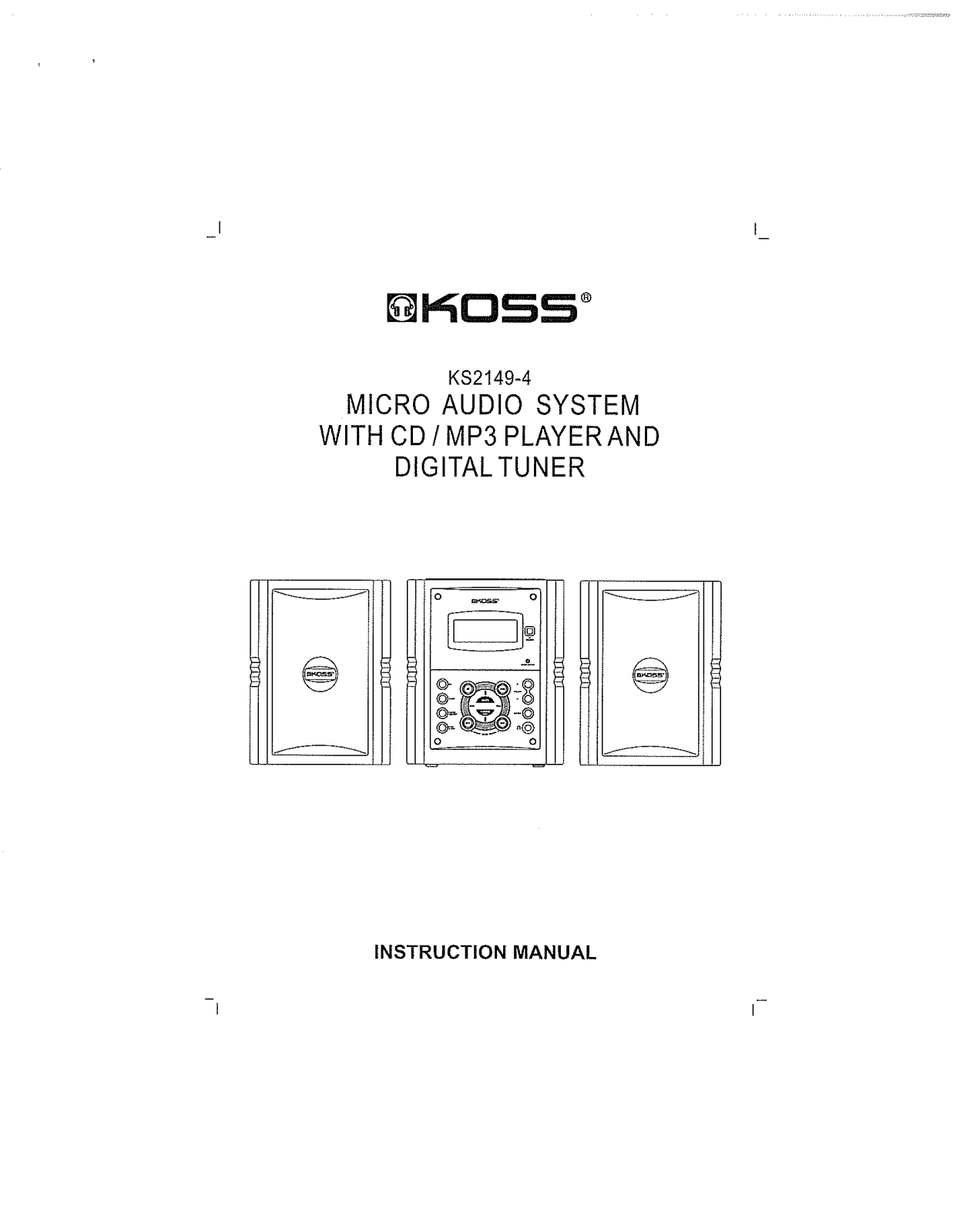 Koss KS2149-4 User Manual