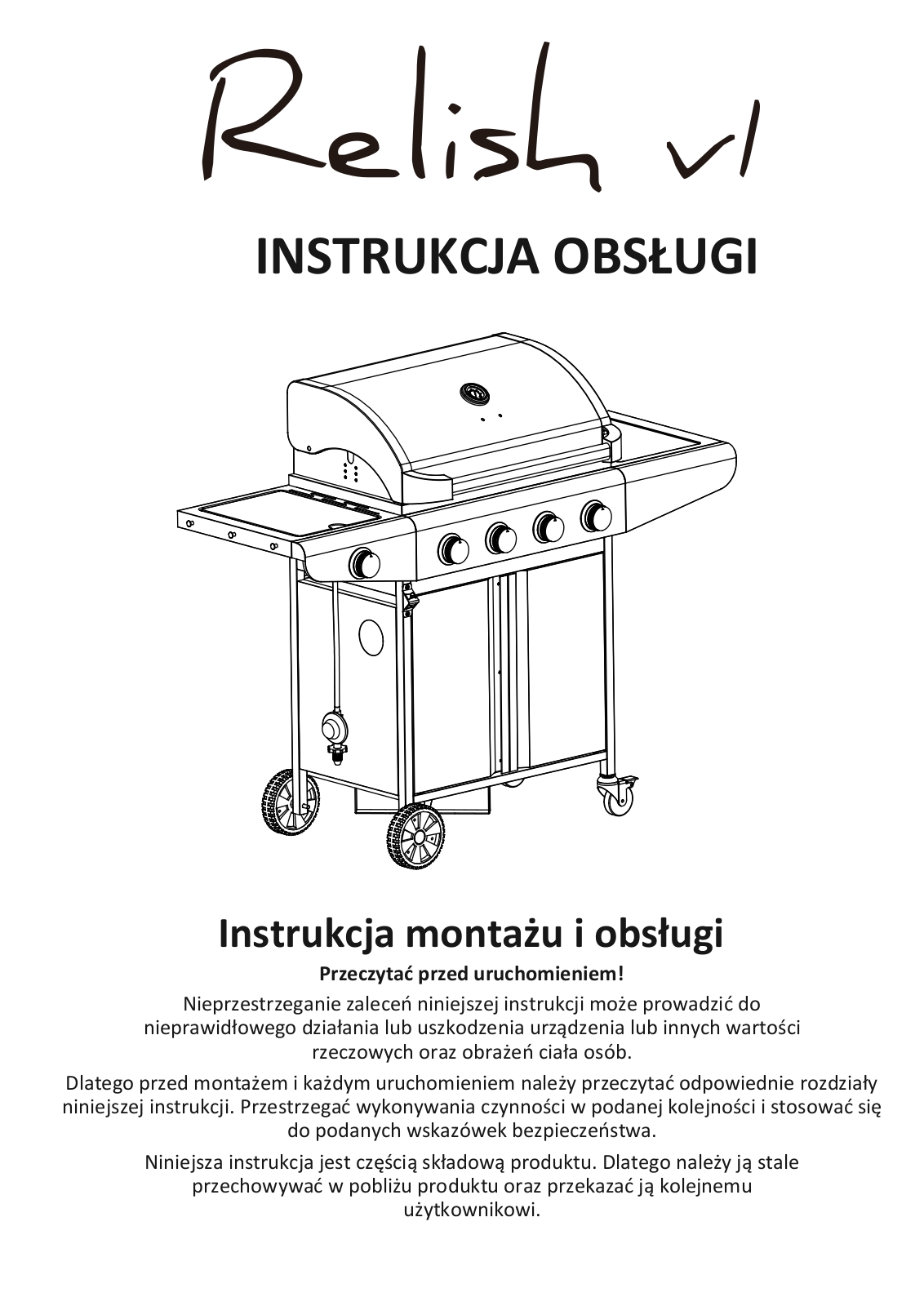 KOLER Relish v1 Srebrny User guide