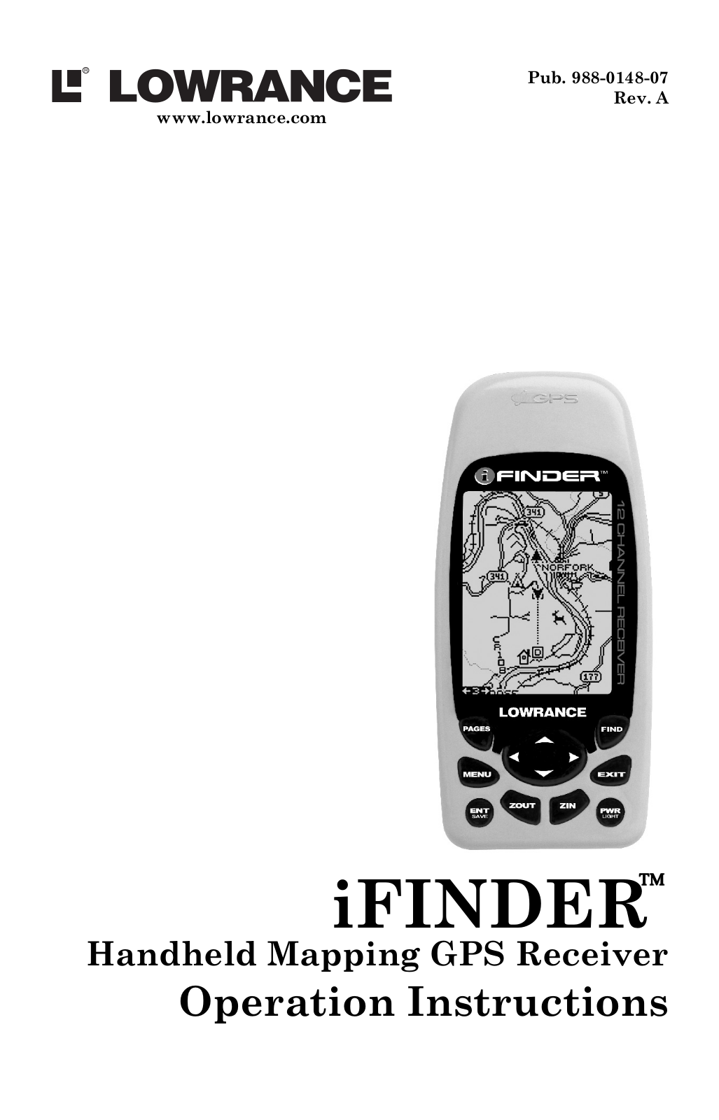 Lowrance IFINDER User Manual