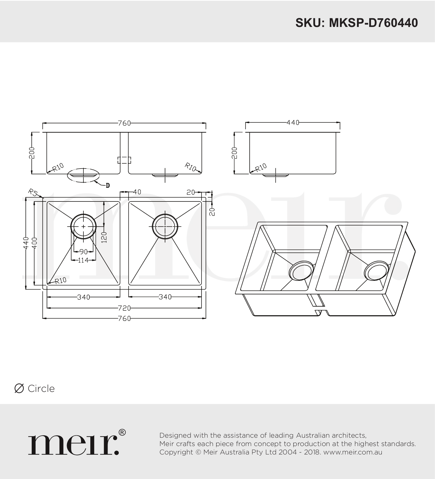 Meir MKSP-D76044 Specifications Sheet