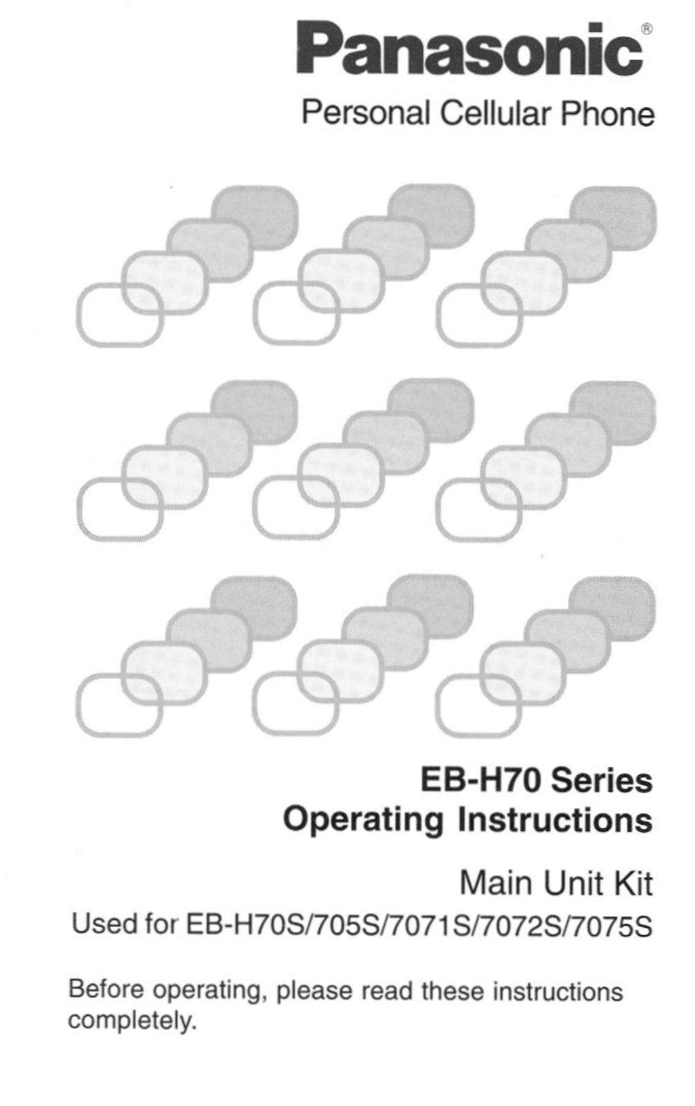 Panasonic EB-H7071, EB-H7075, EB-H705, EB-H7072 User Manual