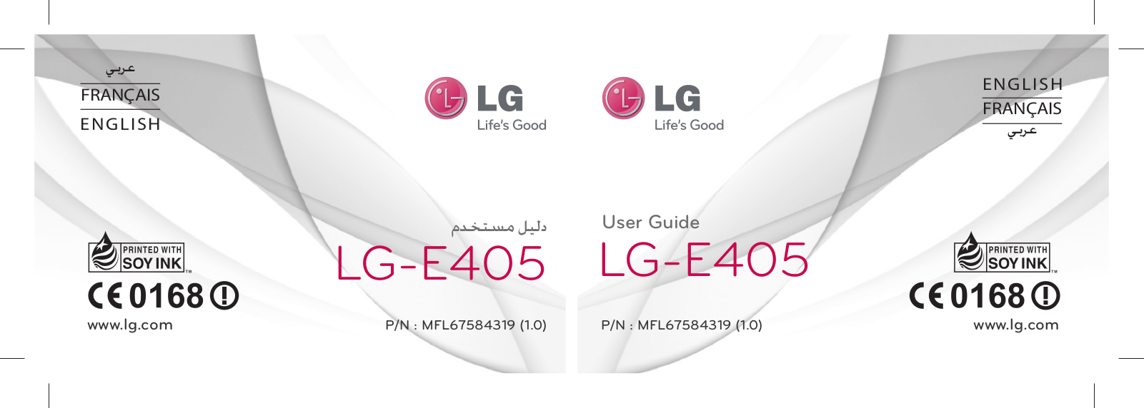 LG LGE405 Owner’s Manual