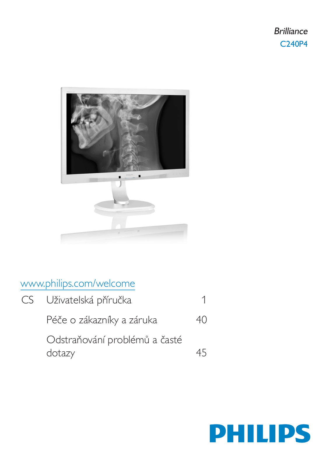 Philips C240P4 User Manual