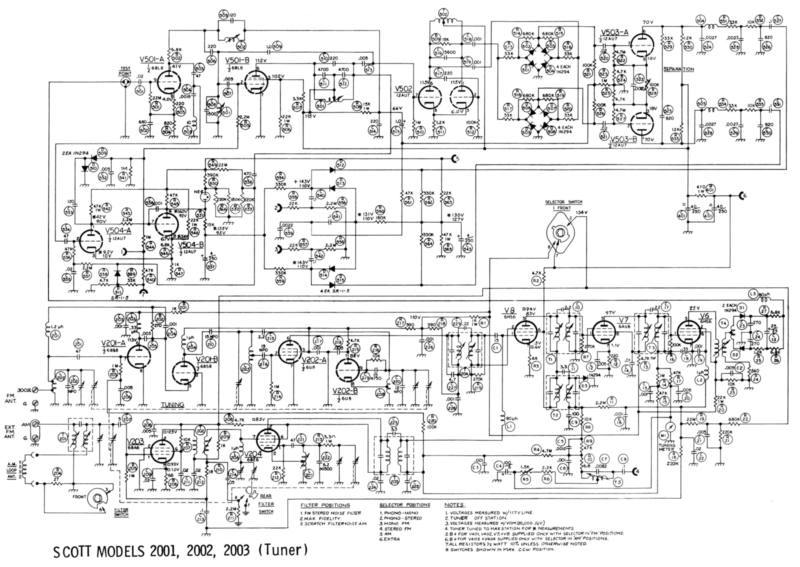 H.H. Scott 2002 Schematic