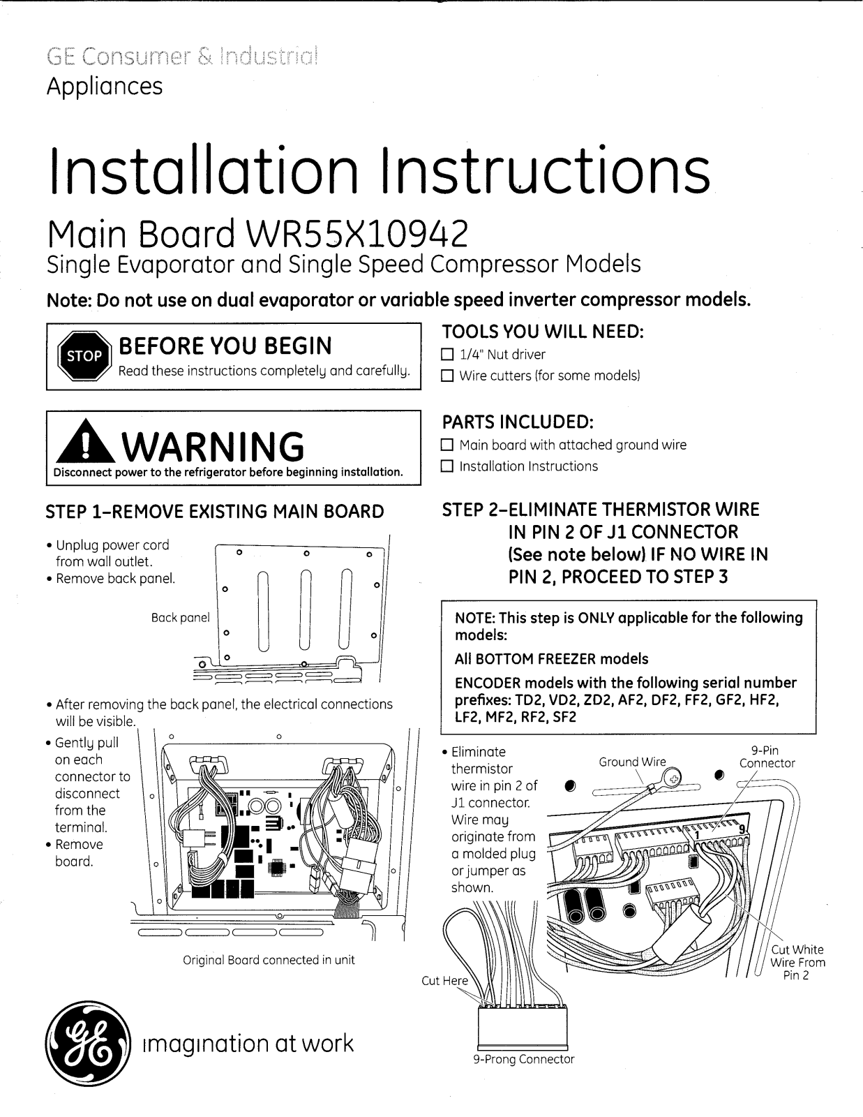 GE PCT23SGRCSS, PCT23SHRCSS, PIT23SGRCSV, PSC23NGPBBB, PSC23NGPCBB Installation Guide