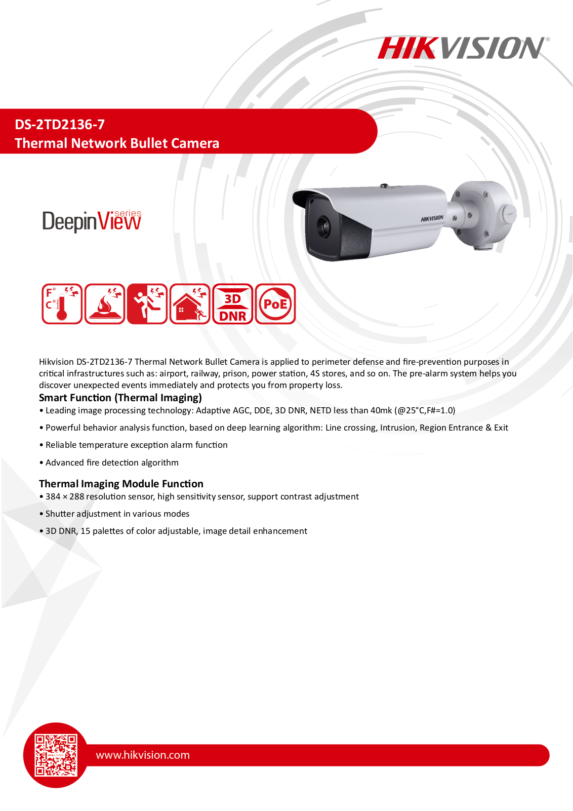 Hikvision DS-2TD2136-7 Specsheet