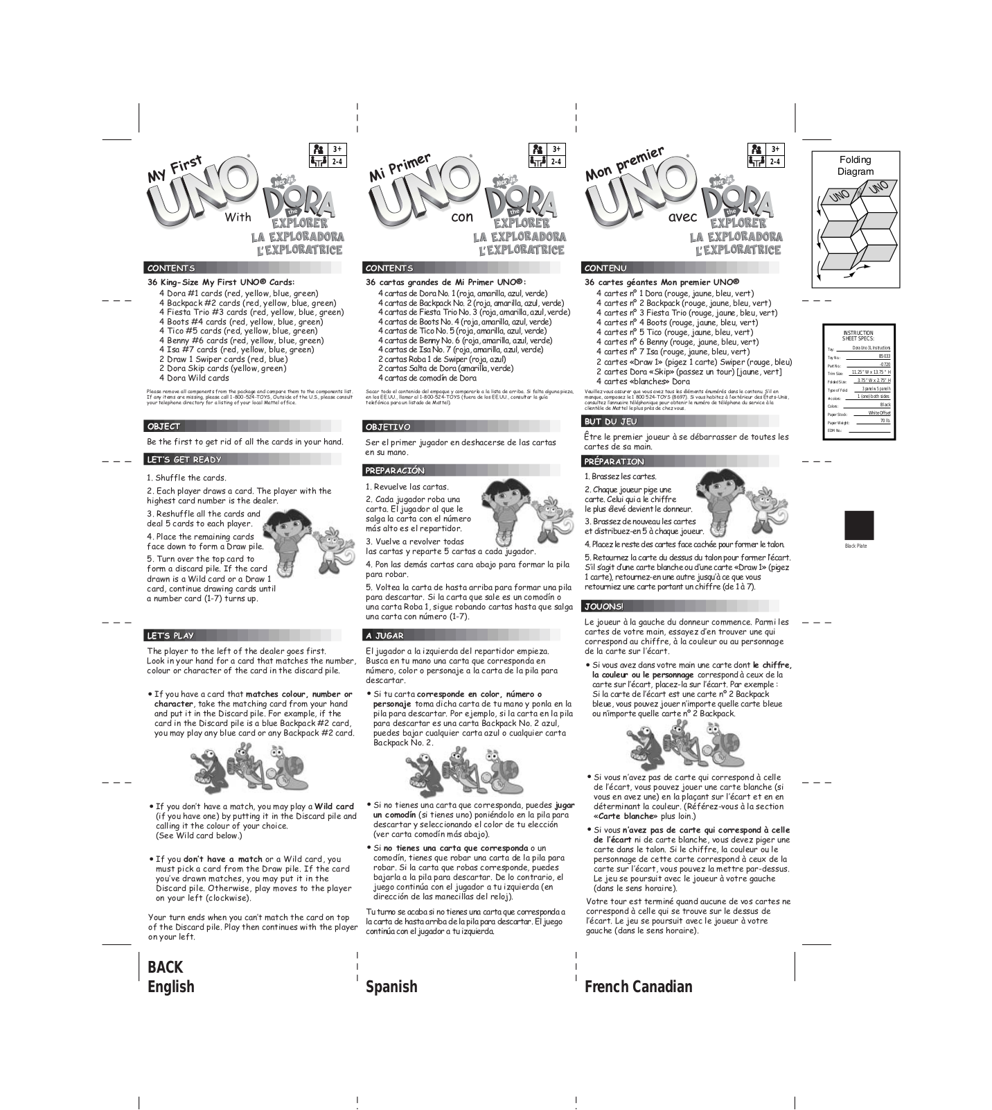 Fisher-Price B5033 Instruction Sheet