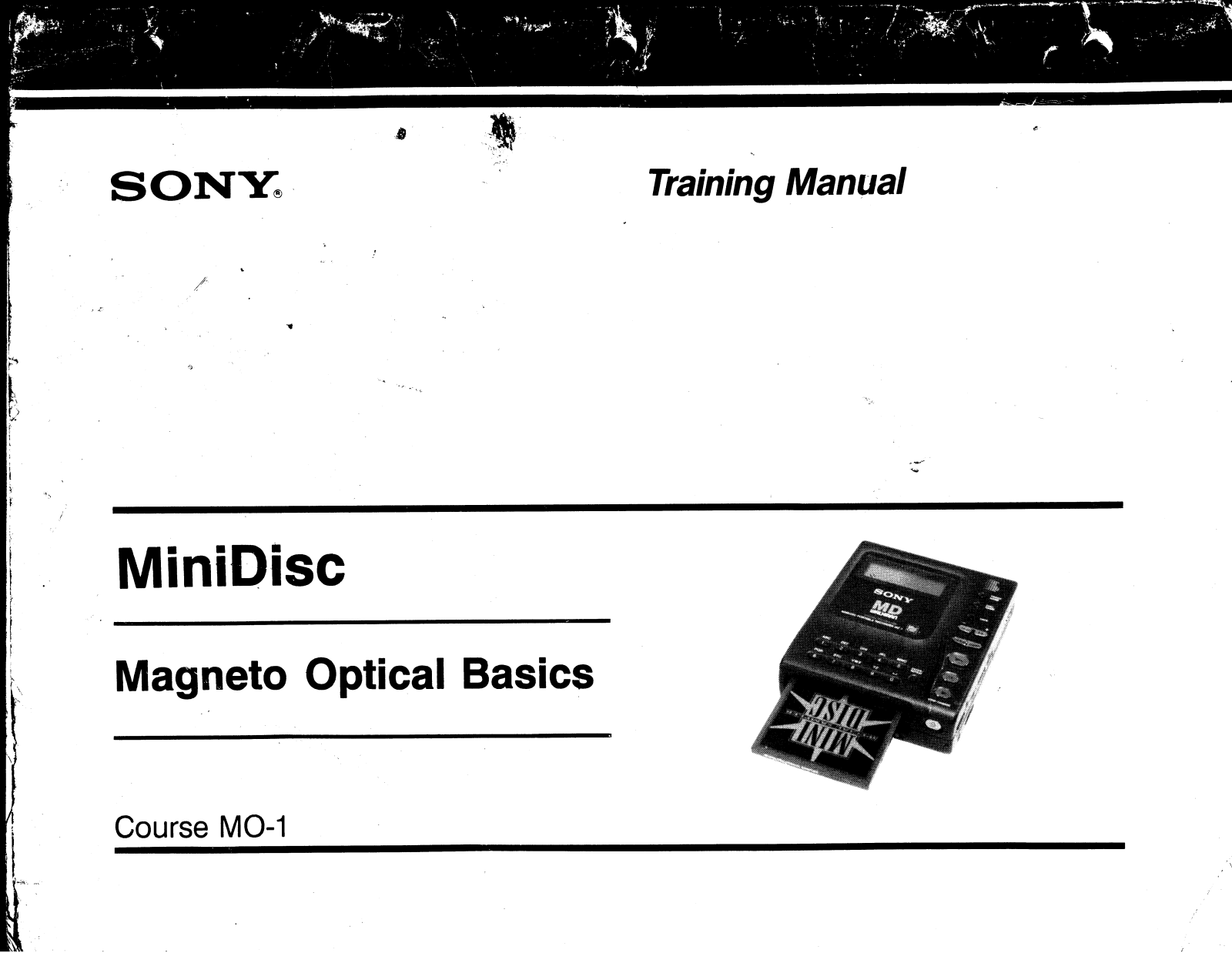 Sony MO-1 Operating manual