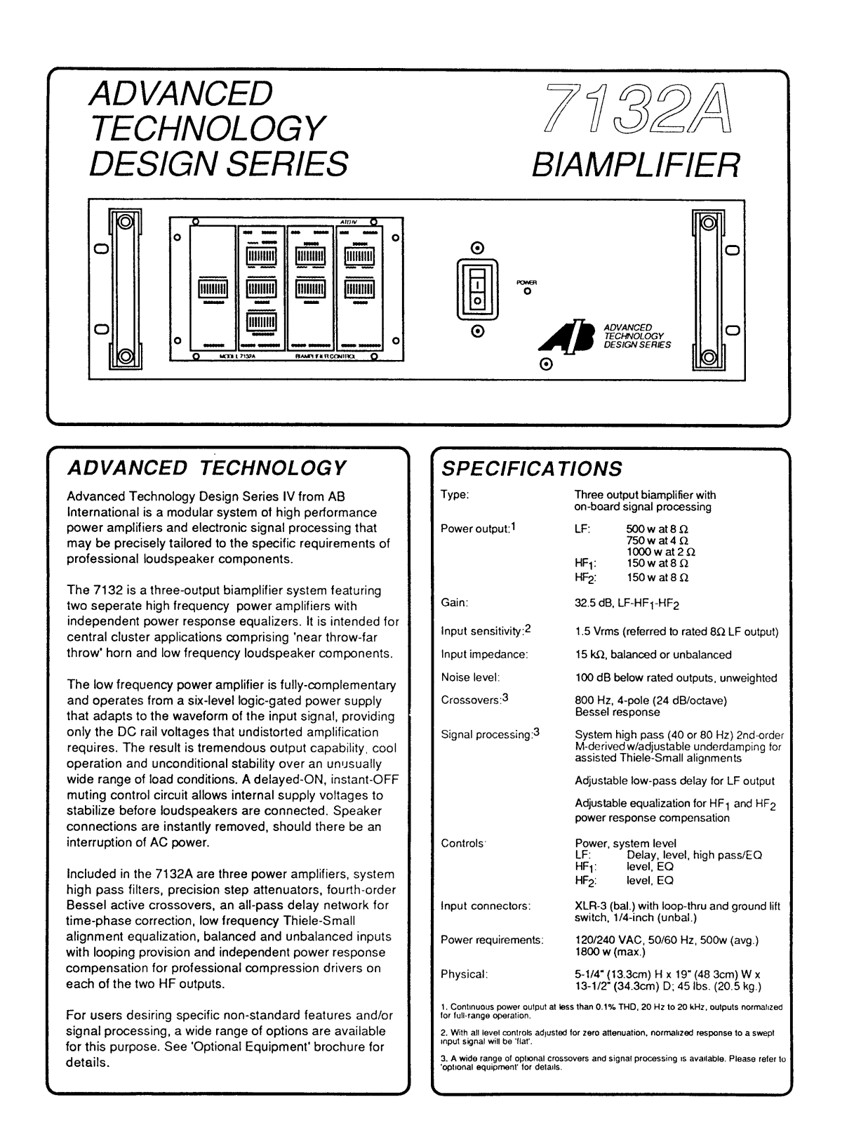 AB International 7132-A Brochure