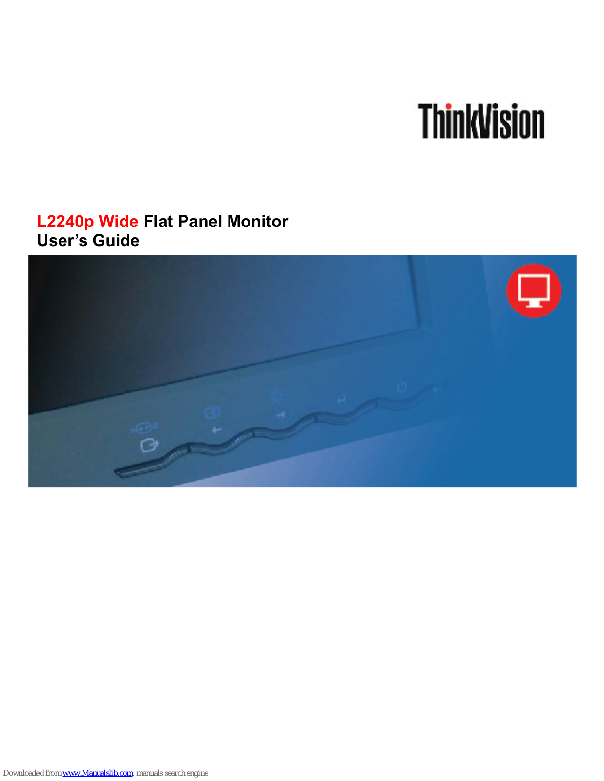 Lenovo 4422HB6, ThinkVision L2240p Wide User Manual