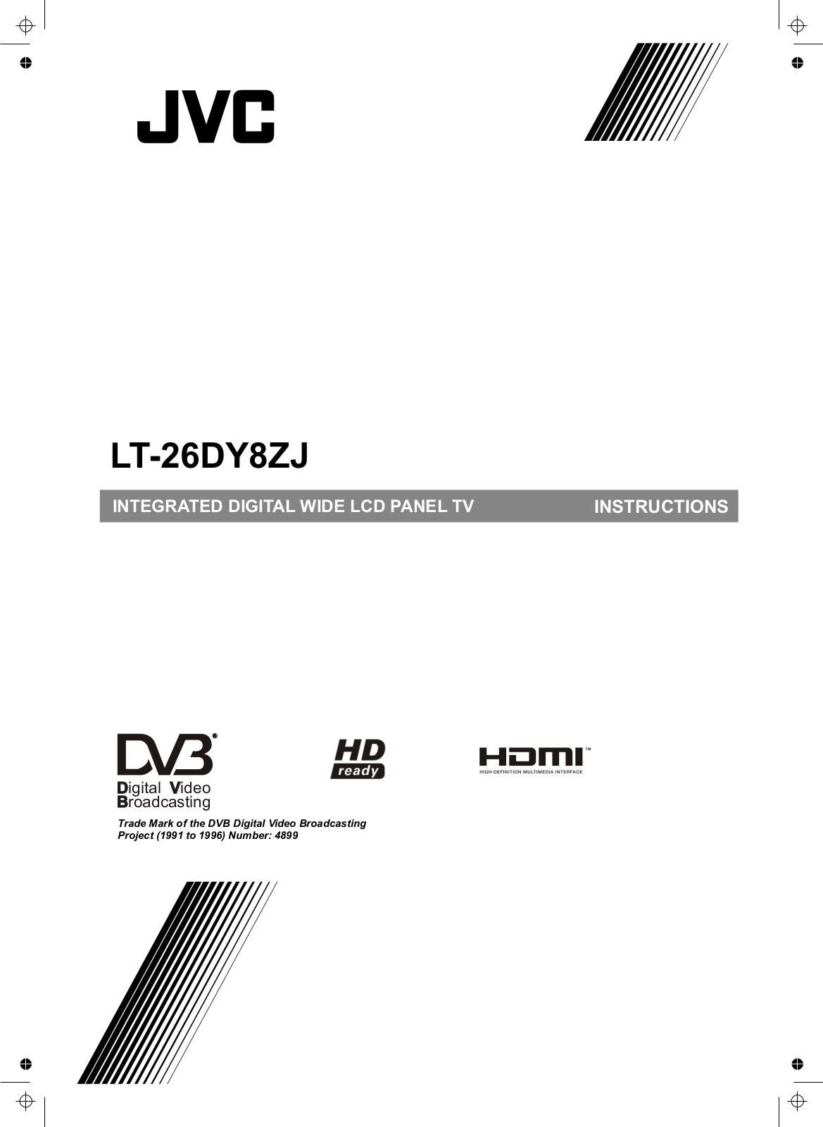 JVC LT-26DY8ZJ Instructions Manual