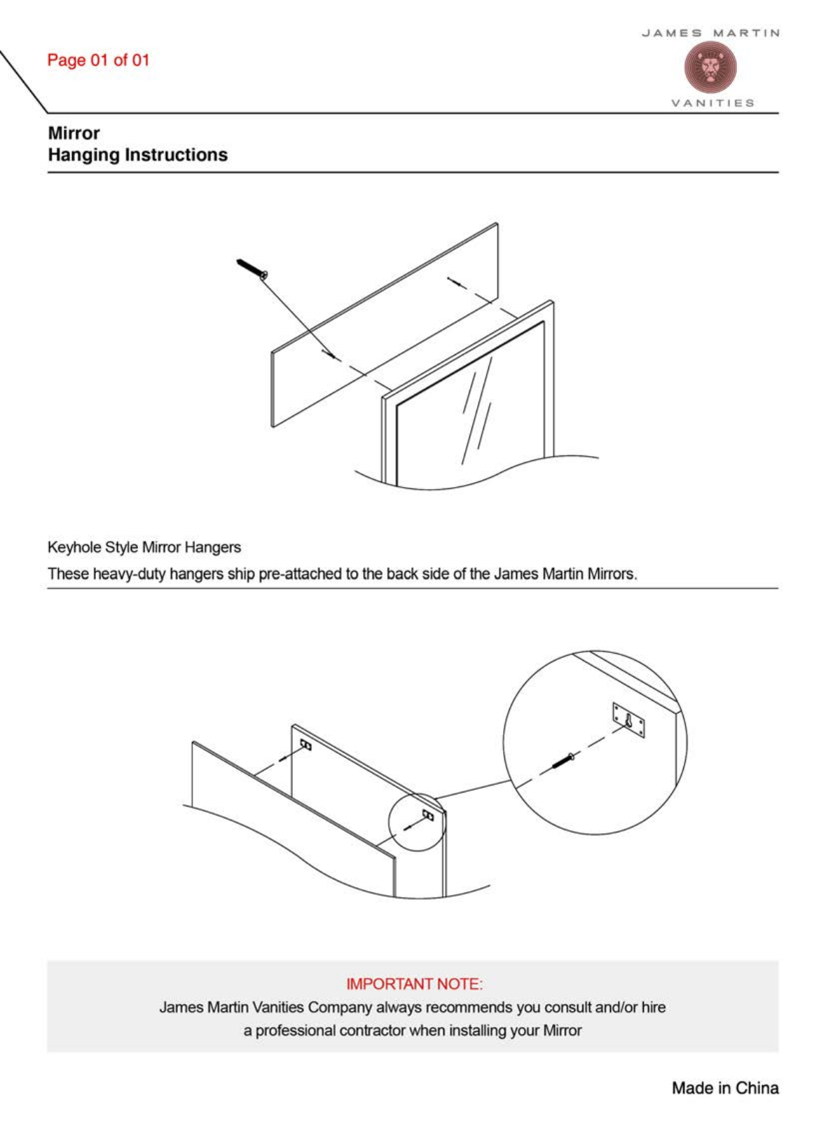 James Martin 157M29VV, 160M35EG, 157M29SL, 157M29GW, 157M29CWH Instruction Manual