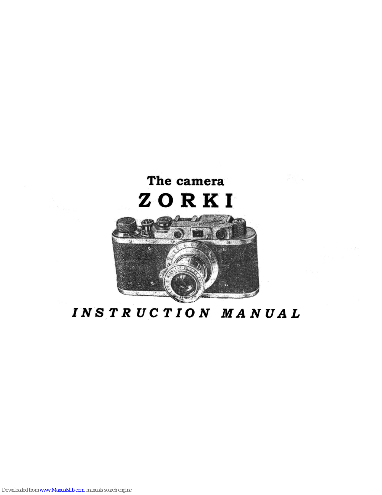 KMZ Zorki Instruction Manual