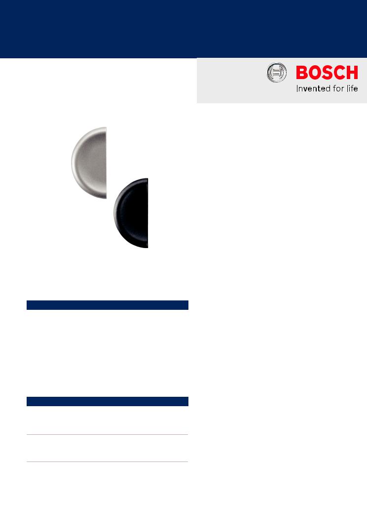 Bosch DCN-FEC-D Specsheet
